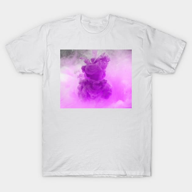 Purple Abstract Smoke T-Shirt by NewburyBoutique